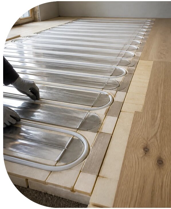 Монтаж теплого пола без стяжки в Невинномысске от 921 р. | АПаруса-Нвн