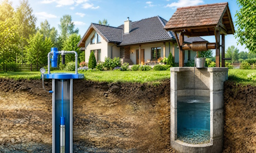 Автономное водоснабжение загородного дома Невинномысск: скважина или колодец